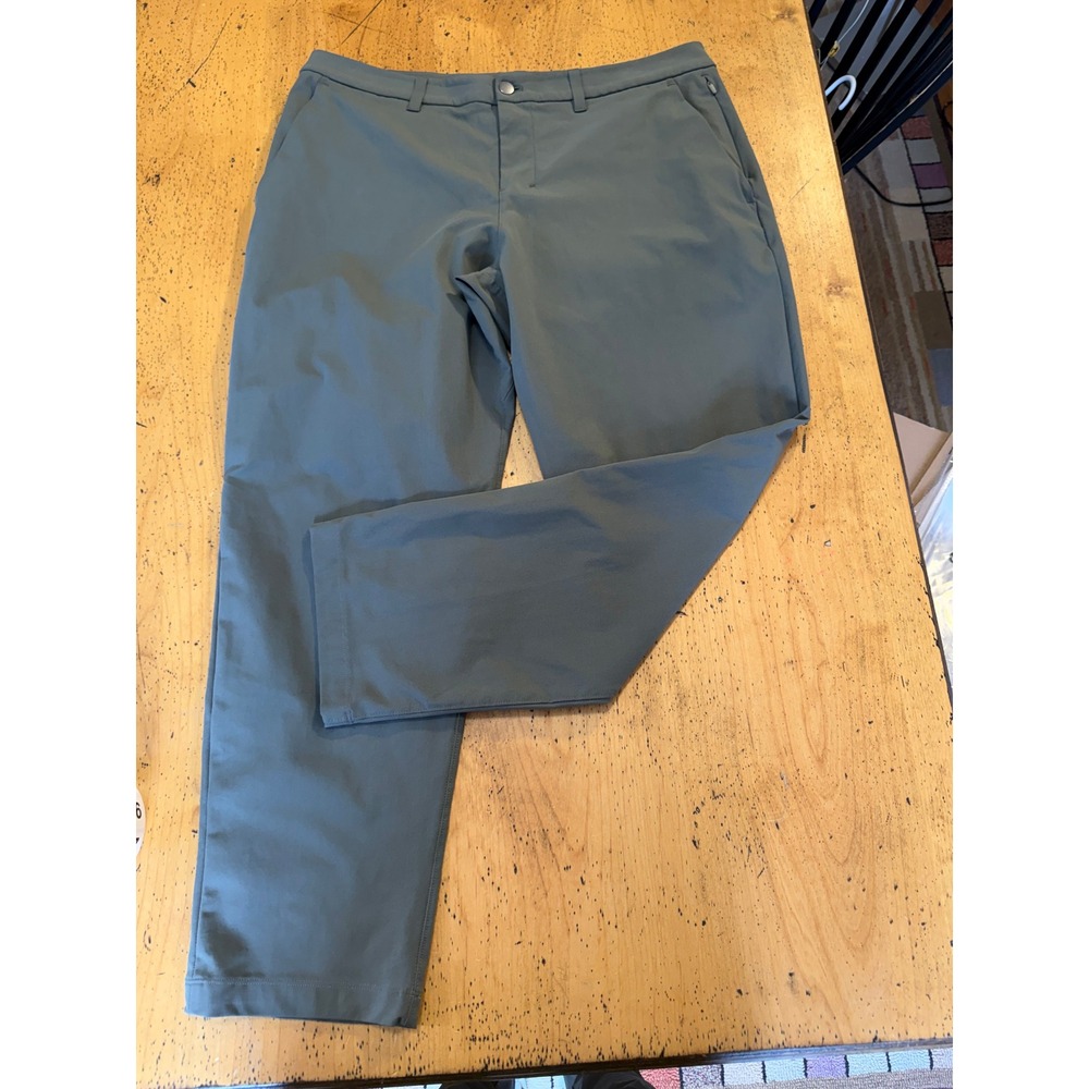 Lululemon Commission Pant 36x28 Sage Stick Warpstreme Trousers LM5AR2S